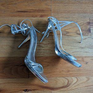 Bakers Silver Strap Shoes, Size 11